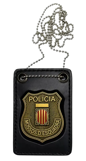 Placa de Policia Mossos d'Esquadra